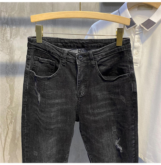 Pantalones Slim Fit Coreanos Retro - Estilo Casual Trendy - Image 4