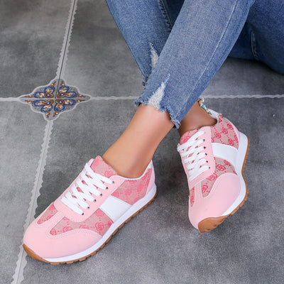 Zapatos Casuales Oversize para Mujer con Encaje Floral y Cordones - Image 4
