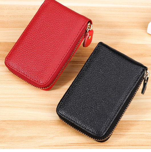 Billetera Monedero de Cuero Nylon Versión Coreana - Image 7