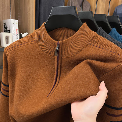 Suéter de Cuello Alto Grueso para Hombre - Lana Cálida Invierno Casual - Image 2