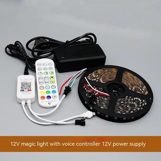 Tira LED Inteligente con Control por Voz y Efectos Rítmicos Sincronizados - Image 3
