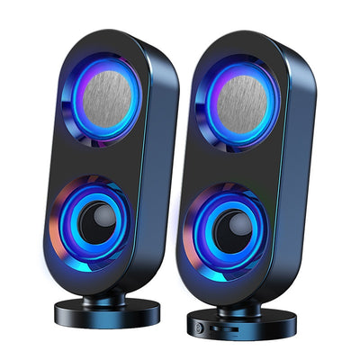 Parlante Subwoofer de Escritorio con Bluetooth y USB Dual - Image 3