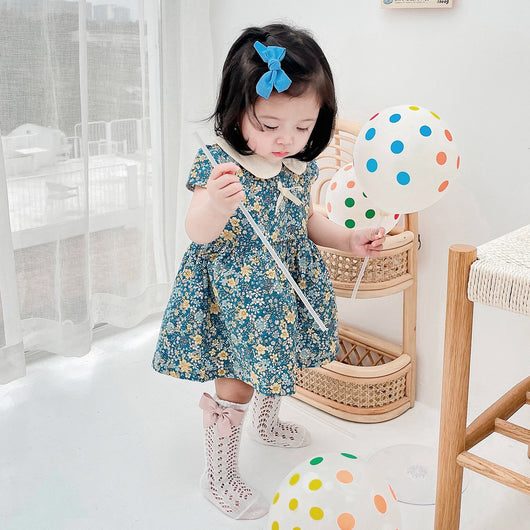 Vestido Floral Coreano para Niñas - Estilo Personalidad Fashion - Image 8