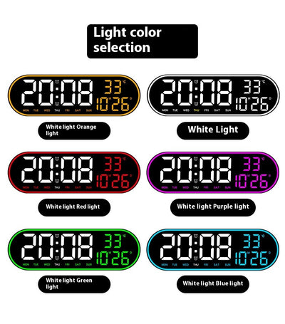 Reloj de Pared Digital Multifuncional para Sala - Decoración Moderna - Image 19