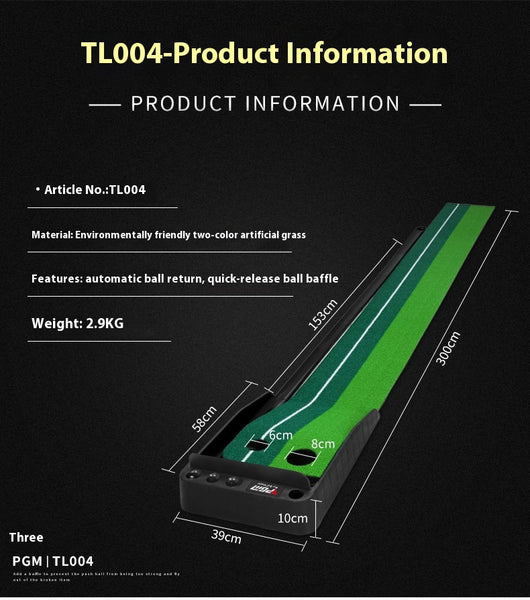 Tapete de Práctica de Golf PGM para Interior - Image 18