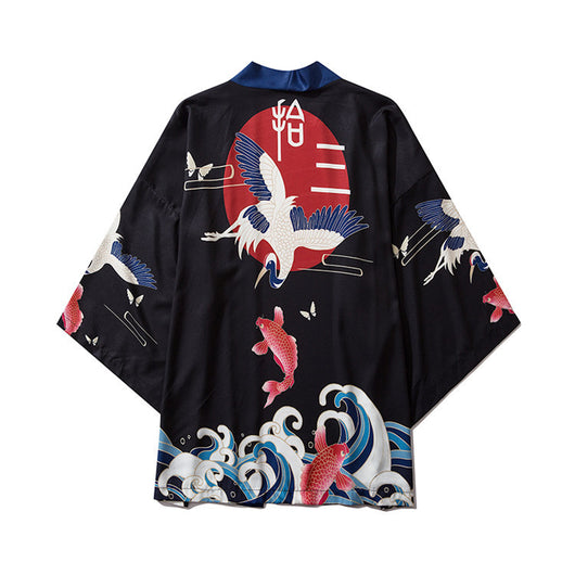Cardigan Hanfu Estilo Antiguo Tang - Diseño Graffiti Fusión Oriental - Image 14