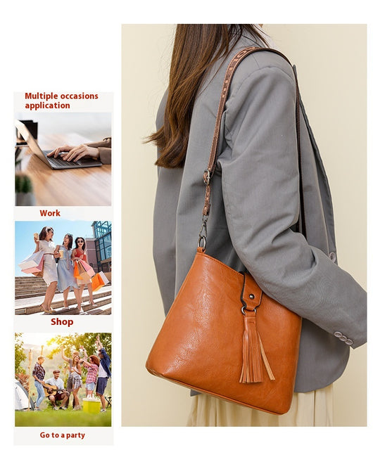 Bolso Retro de Cuero para Mujer - Bandolera Estilo Vintage - Image 10