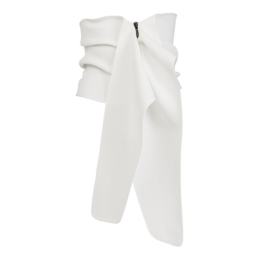 Corset Decorativo Ancho con Cierre Exterior y Falda a Juego - Image 5
