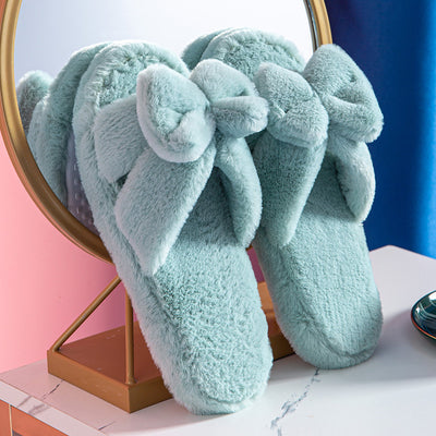 Pantuflas de Felpa con Moño - Comodidad Suave en Casa - Image 10