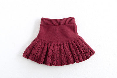 Falda Pantalón Plisada Retro Hueca para Niñas - Image 40