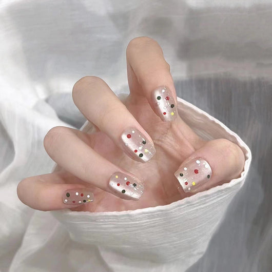 Uñas Postizas Cat Eye Rubor - Parches de Manicura Lista para Usar - Image 12