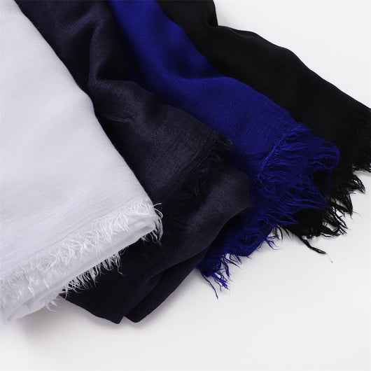 Pashmina Modal Fina Transpirable - Chal Ligero Monocromático para Mujer - Image 36