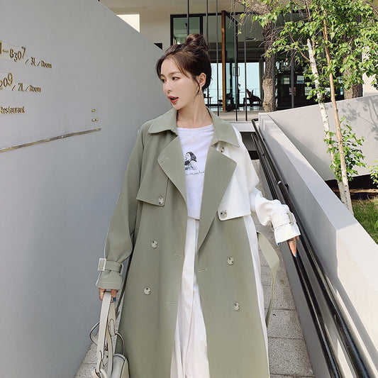 Abrigo Trench Coat Midi con Detalles Contrastantes - Image 2