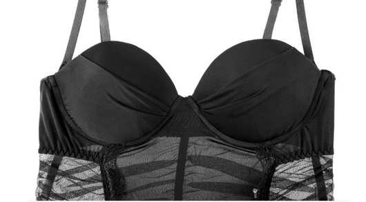 Conjunto Camisón Malla con Soporte Push-Up y Almohadillas - Image 7