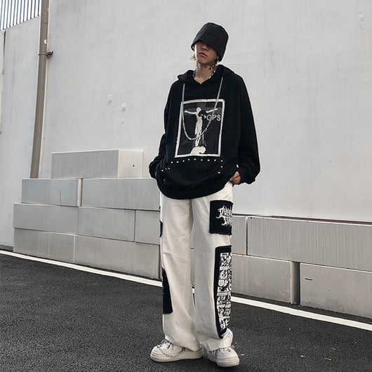 Pantalón Recto Largo Casual Estilo Urbano Moderno Hombre - Image 12