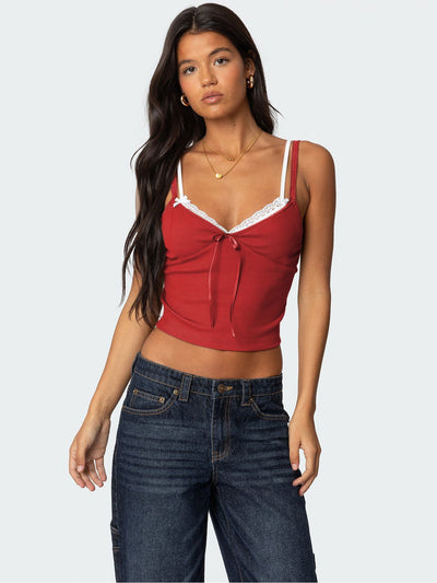 Chaleco Mujer Efecto Dos Piezas con Doble Tirante - Image 6