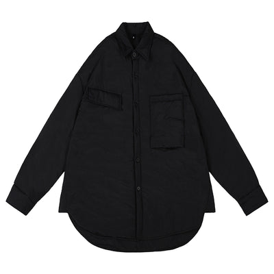 Chaqueta Acolchada Casual Estilo Camisero de Algodón Japonés - Image 17