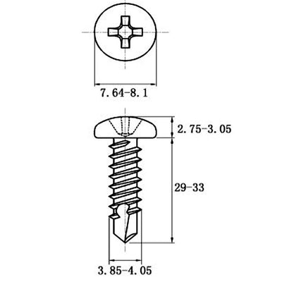 Tornillos de Acero Inoxidable con Espiga Helicoidal y Ranura Phillips - Image 14