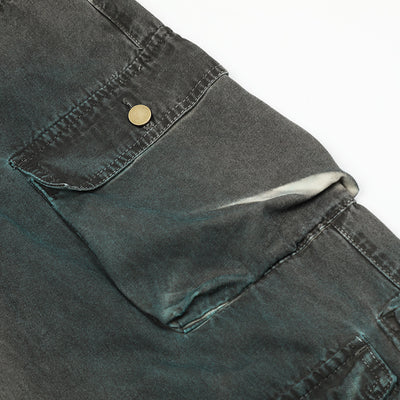 Jeans de Trabajo Personalizados con Múltiples Bolsillos y Cinturón Ajustable Estilo Europeo - Image 4
