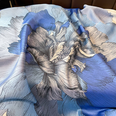 Pañuelo de Seda Estampado para Mujer - Foulard Protector Solar - Image 12