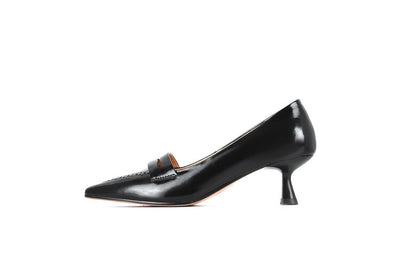 Zapatos de Tacón Medio con Punta Fina y Detalles Calados - Tallas Grandes - Image 27