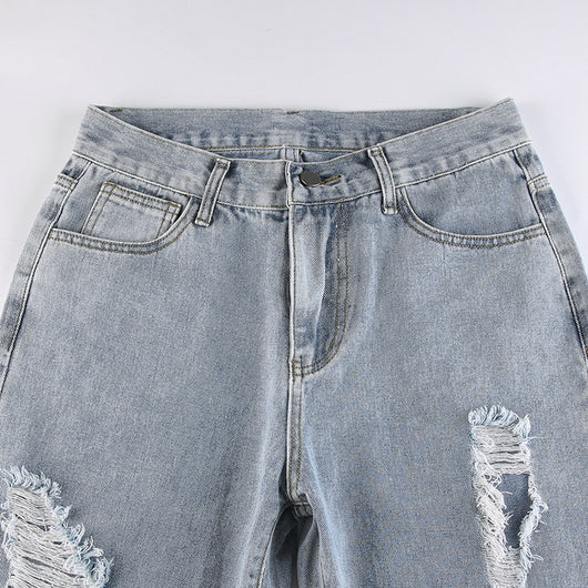 Jeans Rotos Cintura Baja Holgados para Mujer - Image 23