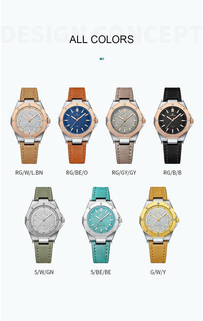 Reloj de Pulsera Resistente al Agua para Estudiantes - Cuarzo Elegante para Mujer - Image 16