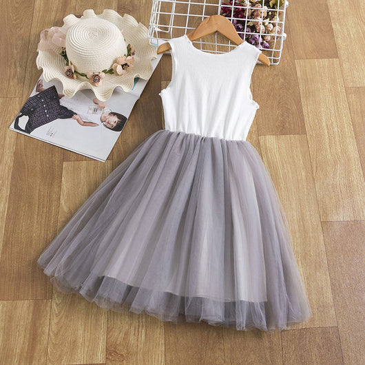 Falda de Tirantes con Malla Estilo Coreano para Niña - Image 14