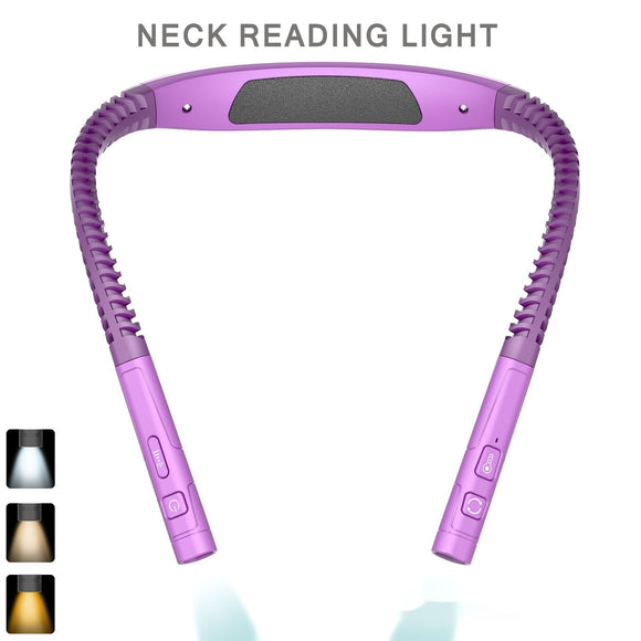 Lámpara LED para Cuello - Luz Portátil para Correr y Leer