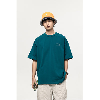 Camiseta Universitaria Retro Estilo Japonés Holgada Unisex - Image 3