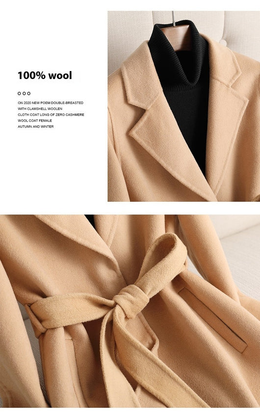 Abrigo de Cachemira Reversible para Otoño e Invierno - Image 10