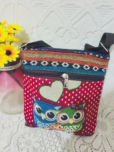 Bolso Bandolera Bordado Étnico con Elefante y Mariposa Estilo Chino - Image 38
