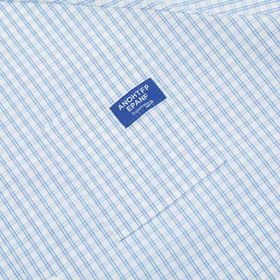 Camisa Cuadriculada Suelta de Manga Corta para Hombre - Image 3