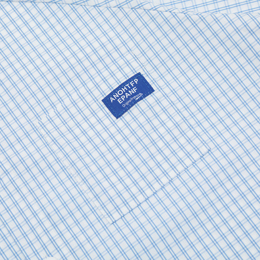 Camisa Cuadriculada Suelta de Manga Corta para Hombre - Image 3