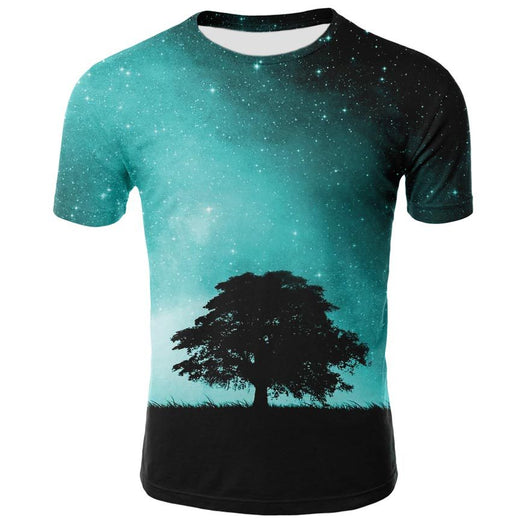 Camiseta Slim Fit Hombre Impresión 3D Digital Verano - Image 9