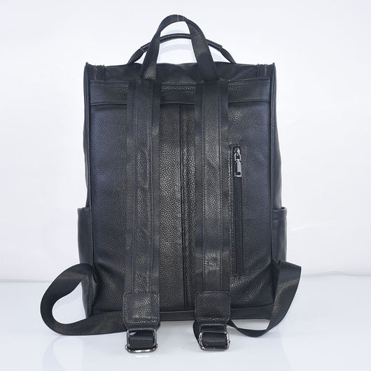 Mochila de Viaje de Cuero Genuino Gran Capacidad Versátil y Duradera - Image 6