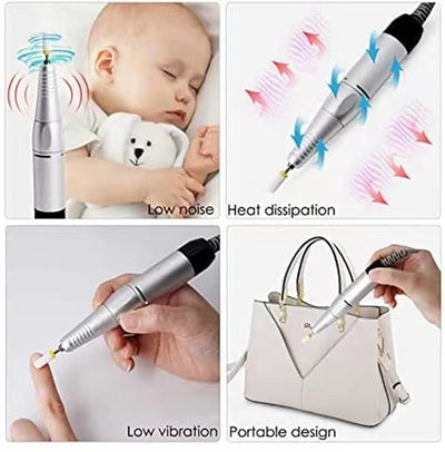 Pulidor de Uñas con Velocidad Ajustable y Removedor Cerámico - Image 6