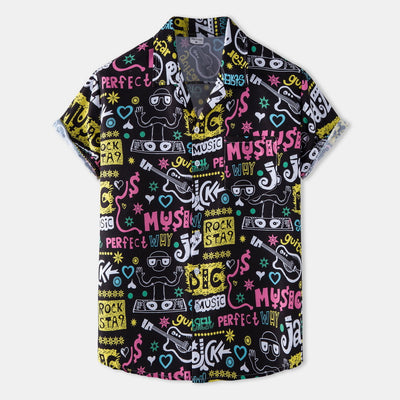 Camisa Hawaiana Floral de Manga Corta para Hombre - Estilo Casual Vacacional - Image 8