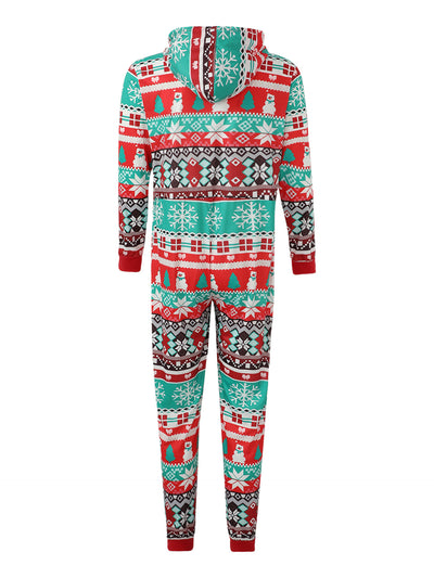 Pijama Navideño con Capucha para Toda la Familia - Conjunto Coordinado Padre e Hijo - Image 11