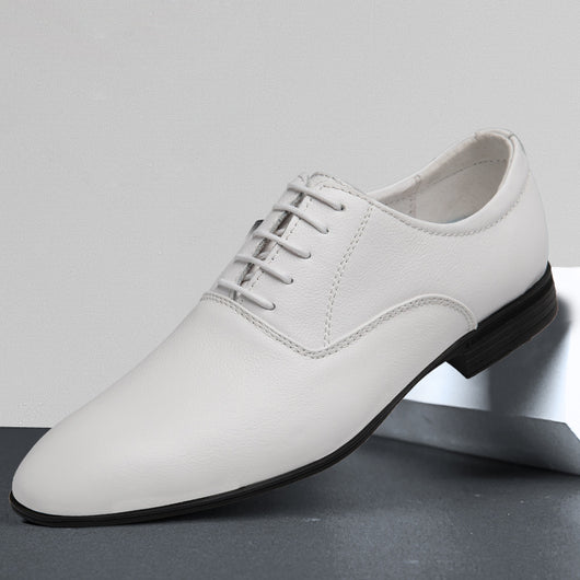 Zapatos de Cuero Business Casual con Punta Afilada para Hombre - Image 4