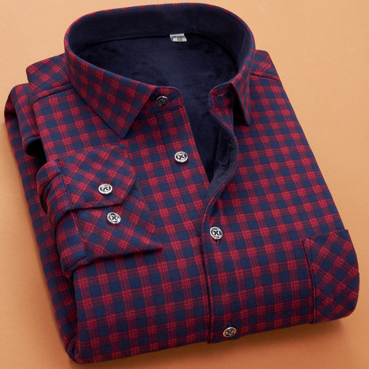 Camisa Térmica Acolchada para Hombre Otoño Invierno - Image 12