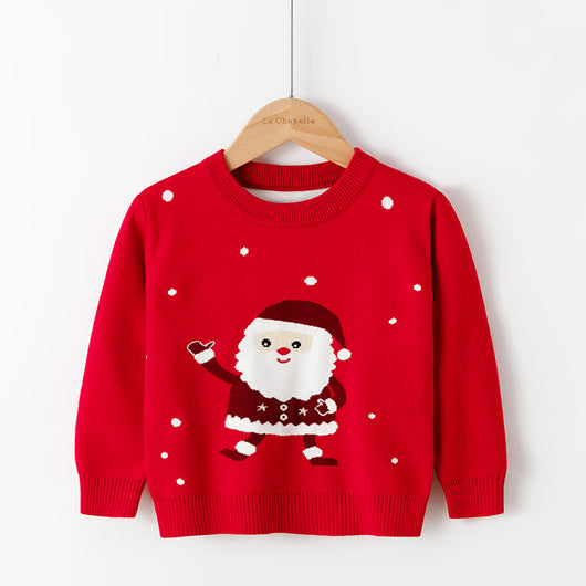 Suéter Infantil Doble Capa de Algodón para Otoño, Invierno y Navidad - Image 8