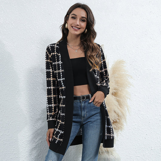 Cardigan Tejido Estampado Leopardo Tie-Dye Navideño - Image 9