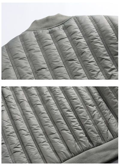 Chaqueta Suelta de Pareja Estilo Japonés a Rayas - Image 15