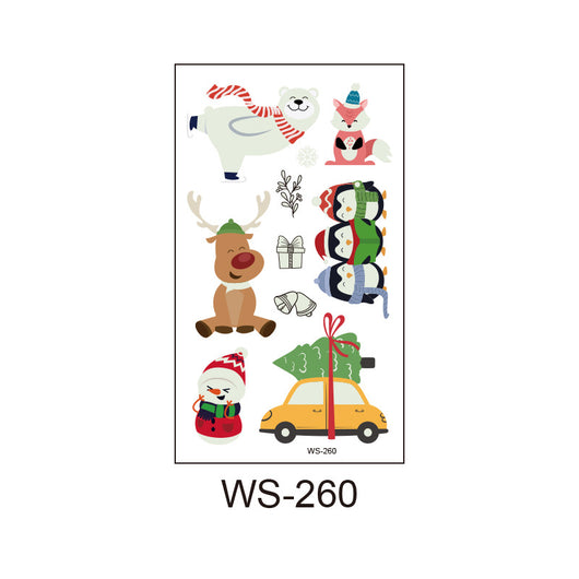 Tatuaje Luminoso Navideño Papá Noel Brillante - Image 22