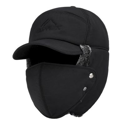 Gorro Invierno Hombre Estilo Coreano con Máscara Facial - Abrigo Completo Lei Feng - Image 9