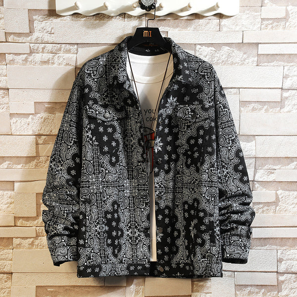 Chaqueta Casual Masculina Estilo Japonés Trendy