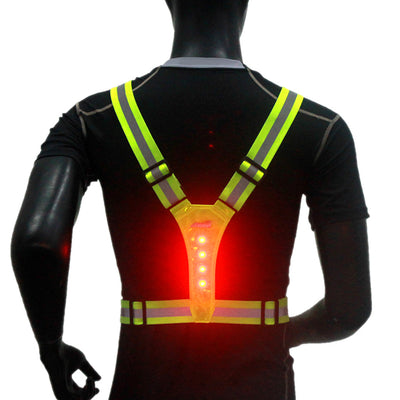Chaleco Reflectante de Seguridad con 4 LED y Diseño Elástico V - Image 11