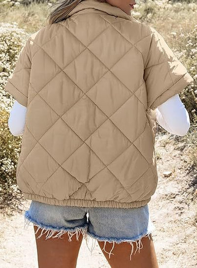 Chaqueta Cálida con Diseño de Diamantes y Bolsillos con Cierre - Image 36