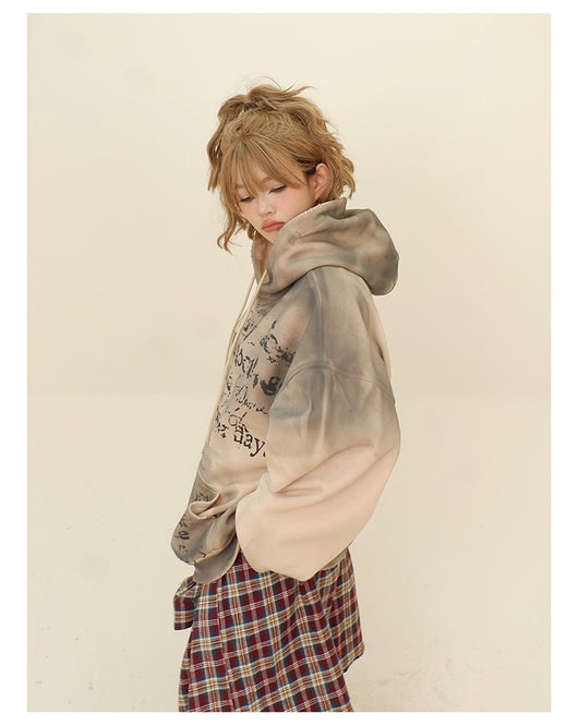 Sudadera Falsa Dos Piezas con Capucha para Mujer - Corte Holgado - Image 24
